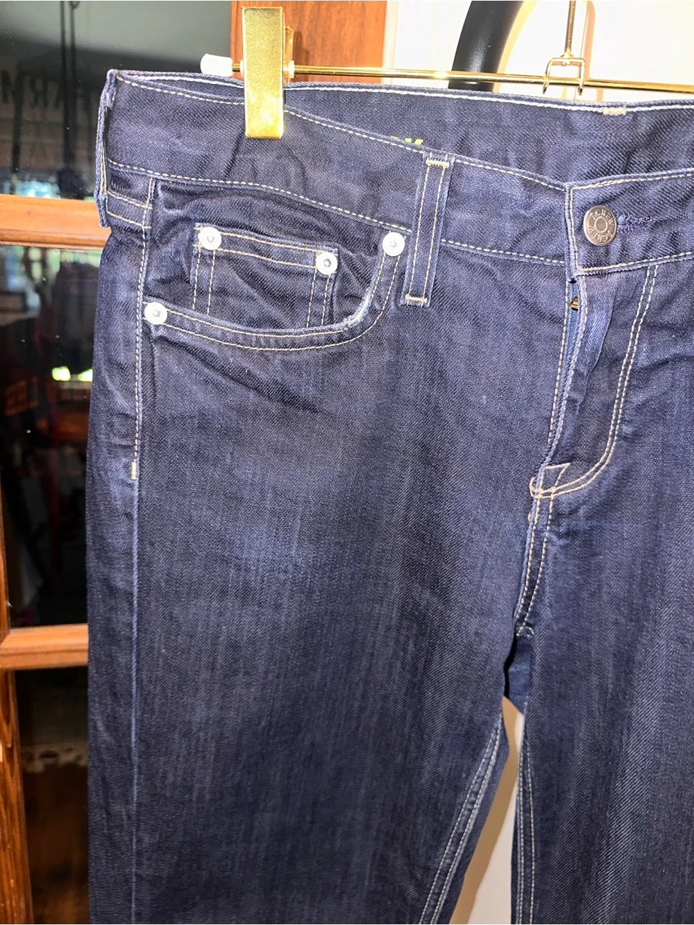 J Crew Matchstick Size 29S Dark Wash Straight Leg‎ Jeans